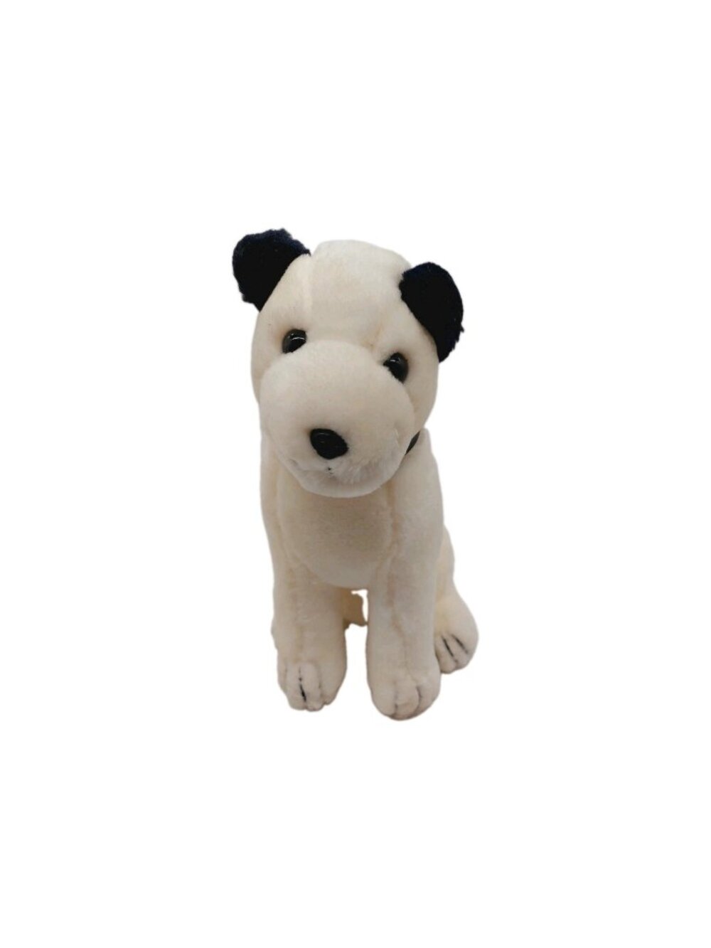 Dakin RCA Nipper Puppy Dog Plush Stuffed Animal 11" Black Collar 1993